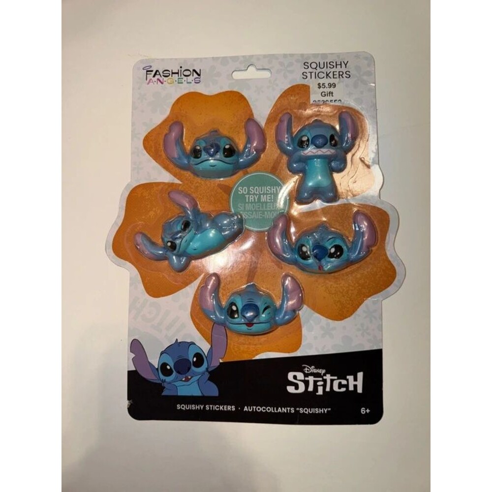 Stitch squishy stickers